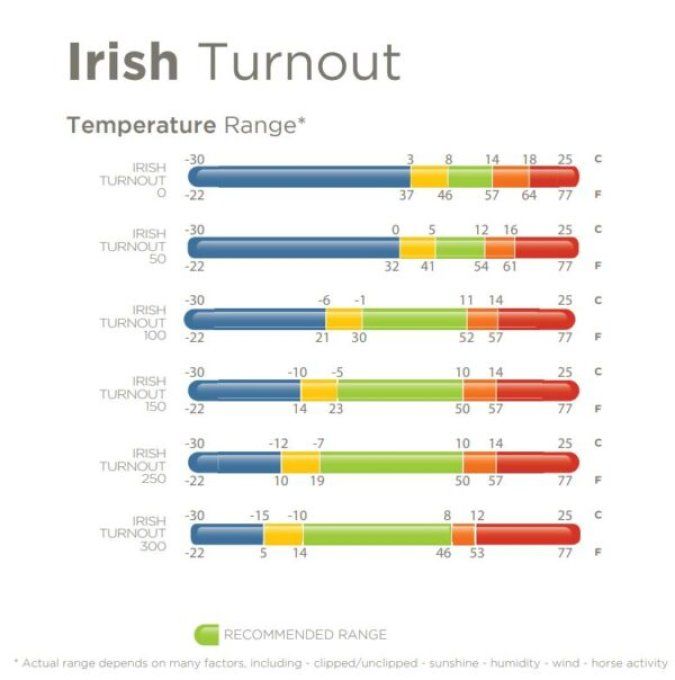 Couverture d'extérieur BUCAS IRISH Turnout 100gr