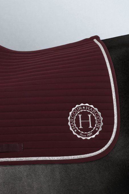 HARCOUR- Tapis de selle - KAREMBAR - AUBERGINE