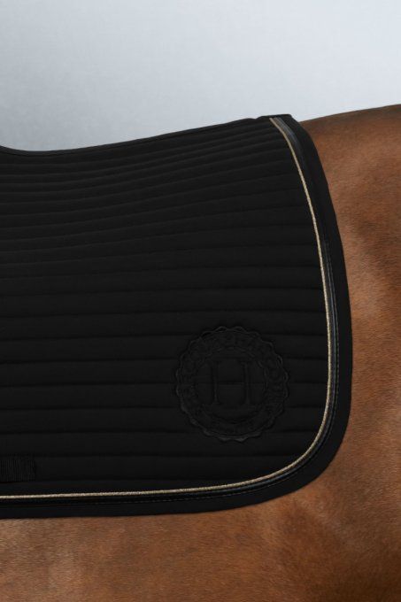 HARCOUR- Tapis de selle - KAREMBAR -NOIR/NOIR GOLD