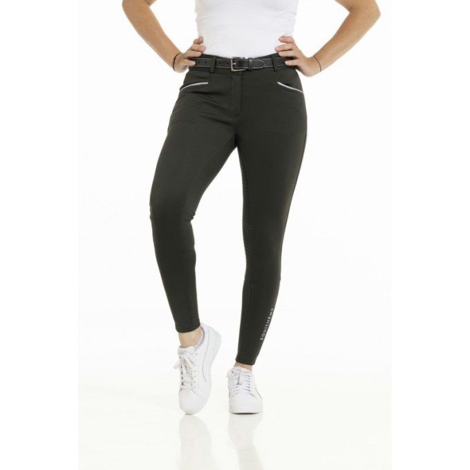 Pantalon EQUITHÈME Claudine fond silicone- Femme