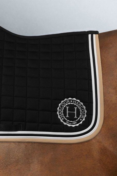 HARCOUR - Tapis de selle - SOFT - NOIR