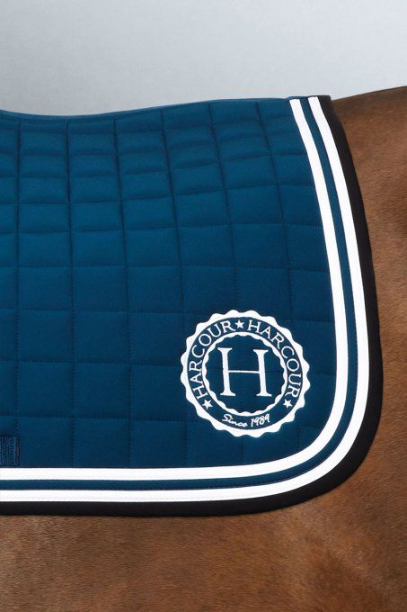 HARCOUR - Tapis de selle - SOFT - BLEU LAGON